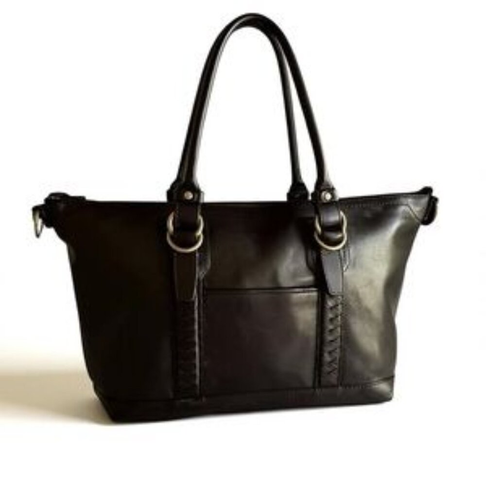 Cole Haan Black Leather Tote – Very Good Condition